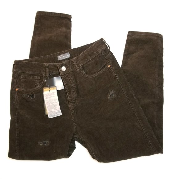 Zara Man Distressed Corduroy - Picture 4 of 7